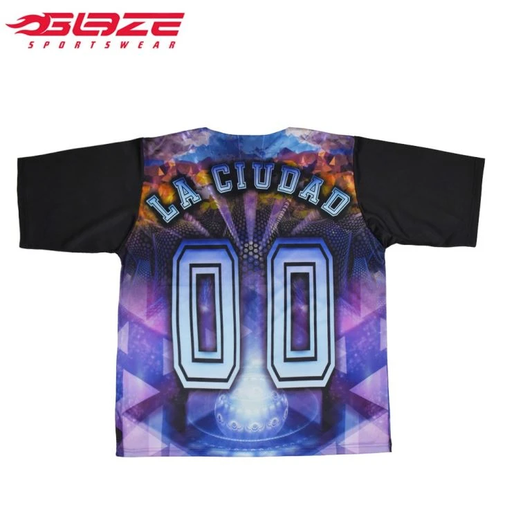 Colorful Fancy Design Baseball Jersey Colorful Fancy Design Baseball Jersey